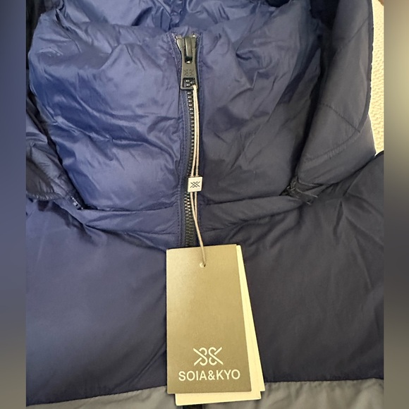 Soia & Kyo Symone Puffer Coat - Steel. S. NWT. - Picture 9 of 11